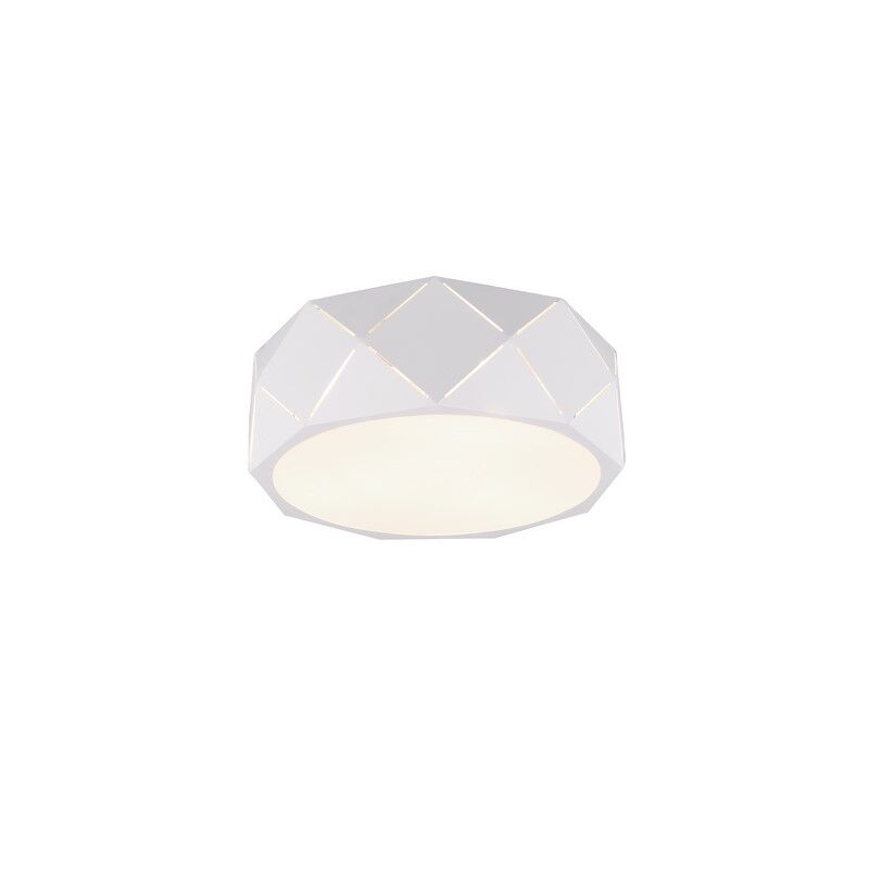 White flush ceiling light modern, Soloro