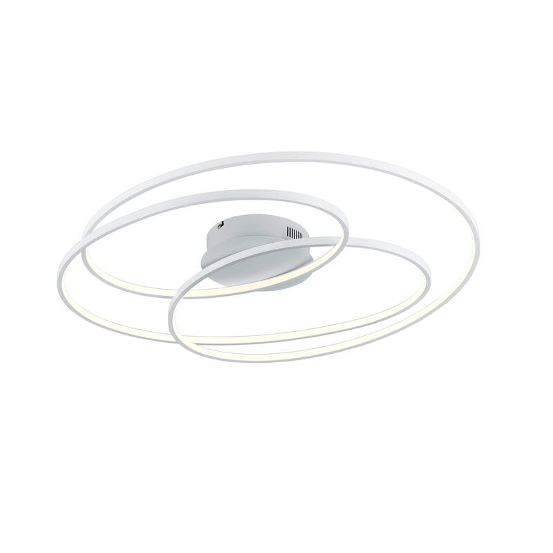 White flush ceiling light modern, Sabra, 50W, 3000K LED
