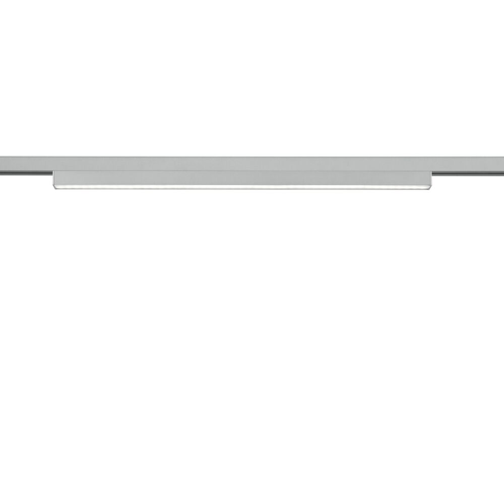 Gray clamp lamp Chloe for 2-phase track lighting