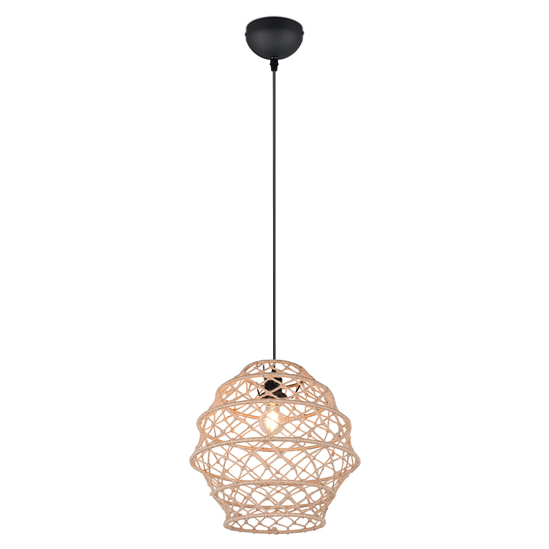 Brown pendant light rustic, Liduina