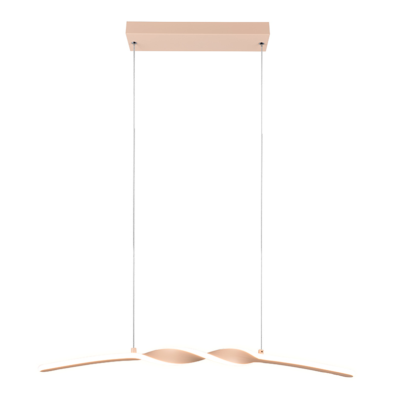 Brown pendant light design, Quirinus, 18W, 4000K LED