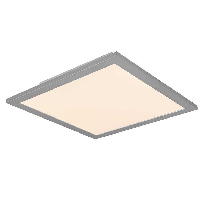 Grey flush ceiling light modern, Nejla, 13,5W, 3000K LED