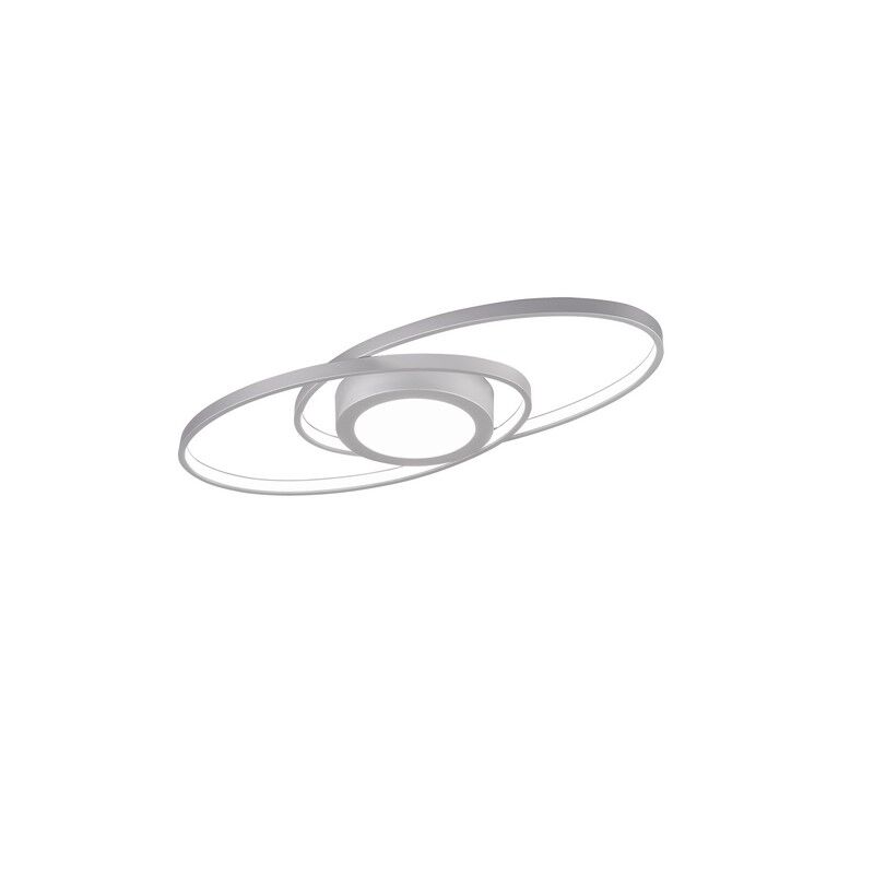 Taupe flush ceiling light modern, Sarama, 27W, 3000K LED