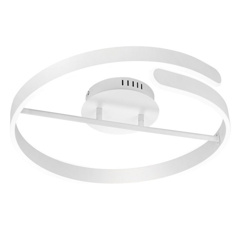 White flush ceiling light design, Resy, 37W, 4000K LED, 3-step dimmable