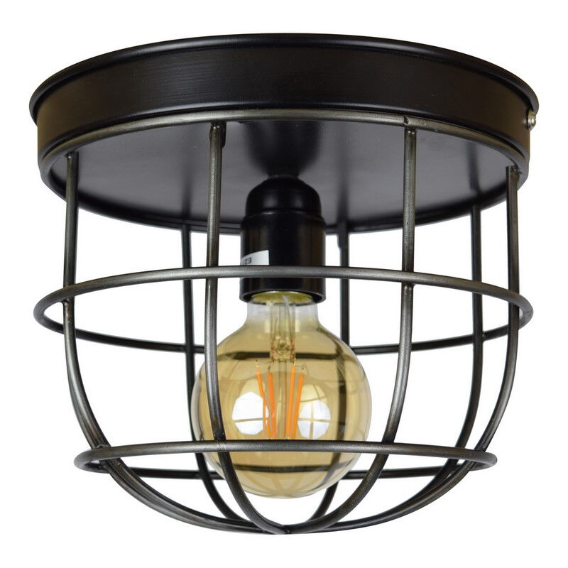 Industrial ceiling light black, Nova