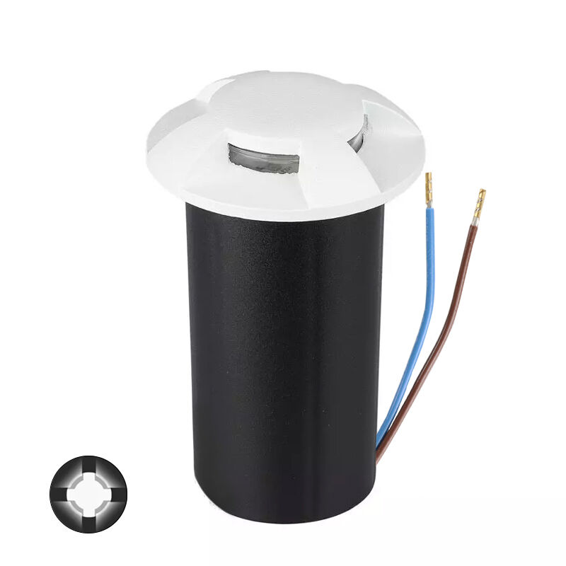Modern ground light white, Marcus, 1W, 3000K LED, IP67