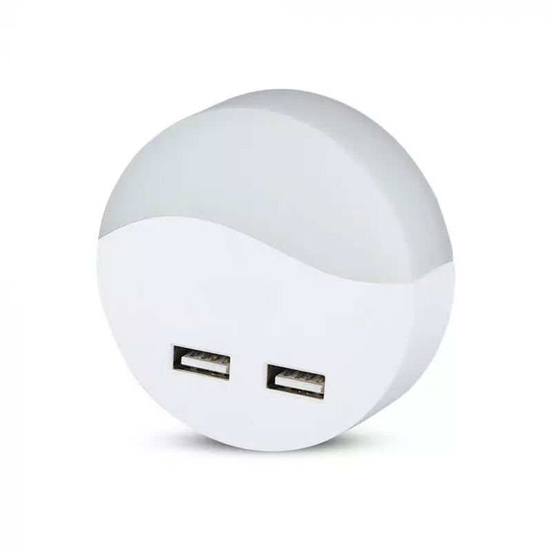 Plastic plug in night light white, Kyrill, 0,5W, 3000K LED