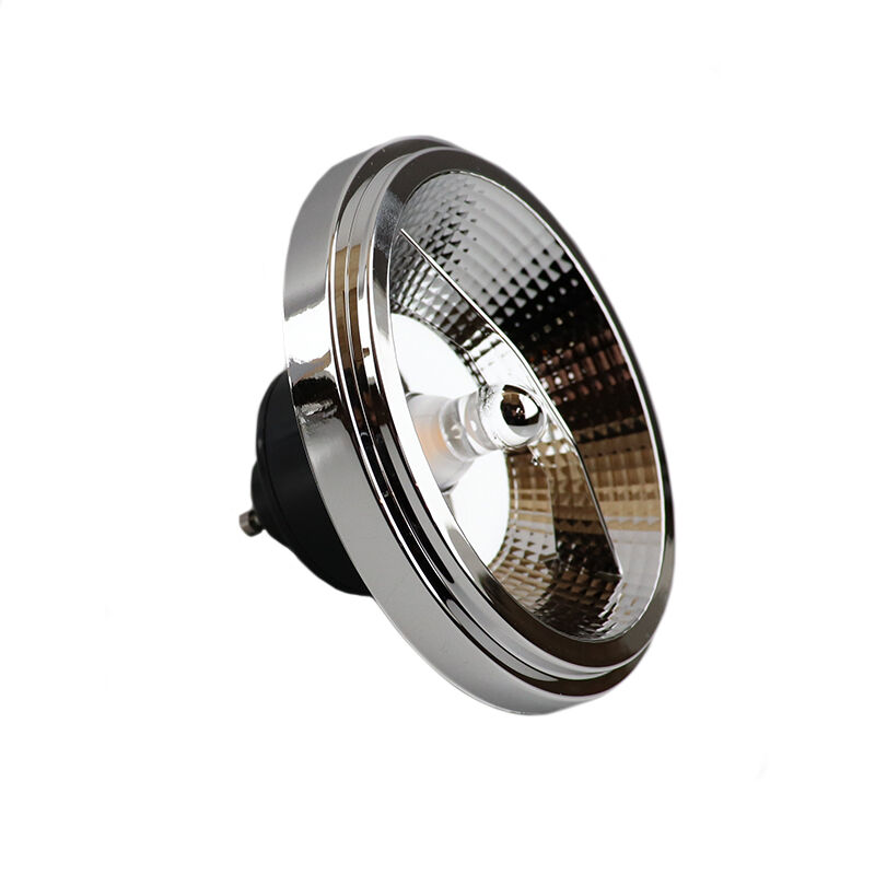 Olucia GU10 LED light bulb, AR111, black, 12w, dim to warm