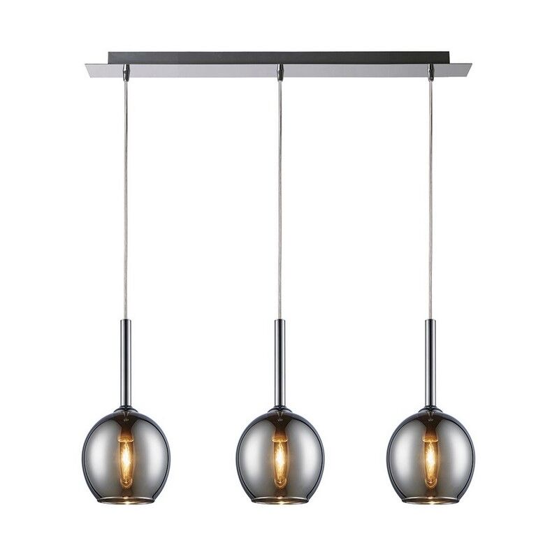 Design pendant light chrome, Gwendolynn