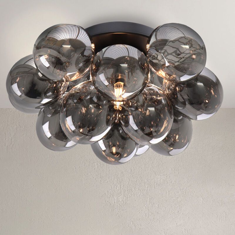 Metal ceiling light grey, Cyril