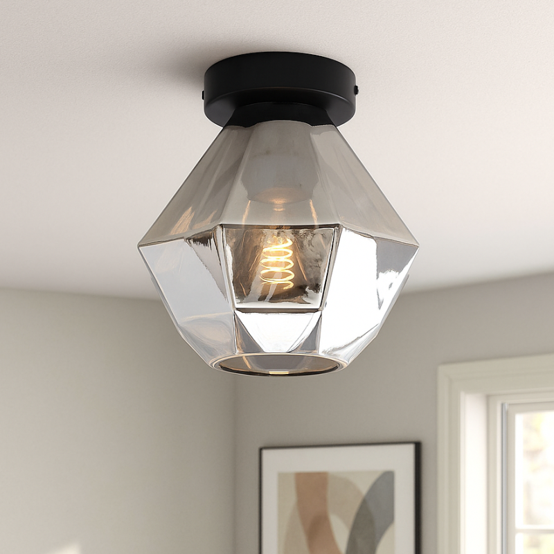 Retro ceiling light grey, Anoek