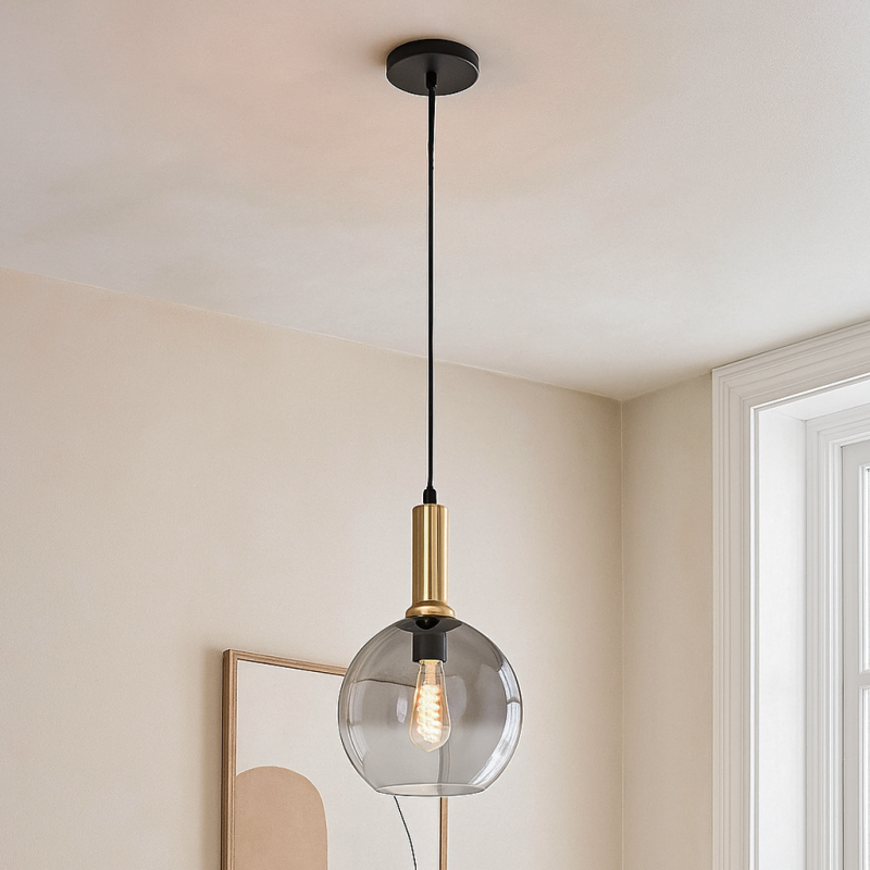Design pendant light grey, Emerson