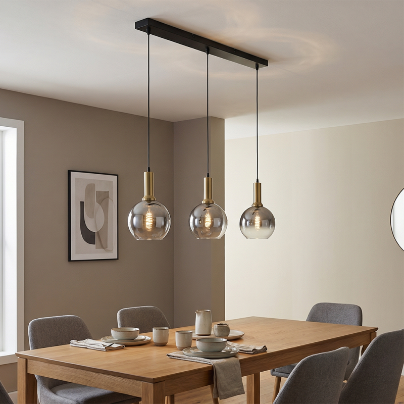 Design pendant light grey, Emerson
