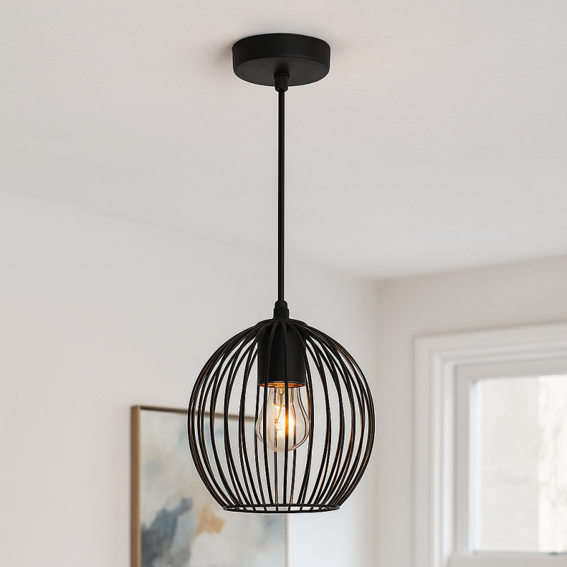 Industrial pendant light black, Wiro Industrial pendant light black, Wiro
