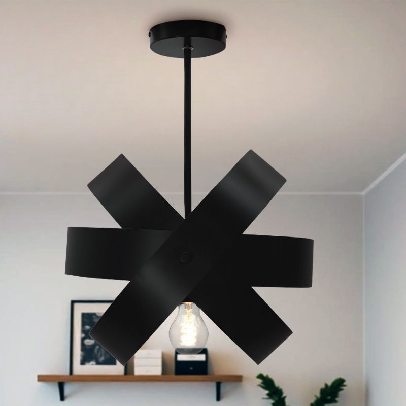 Metal ceiling light black, Laury