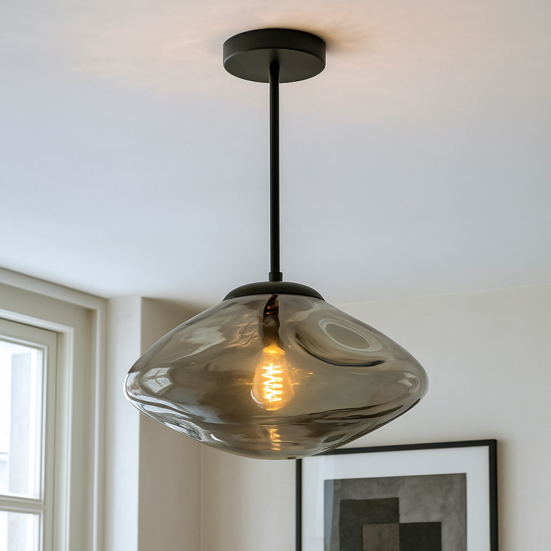 Design ceiling light grey, Evita