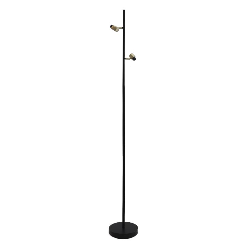 Aluminium floor lamp without shade black, Rika Aluminium floor lamp without shade black, Rika