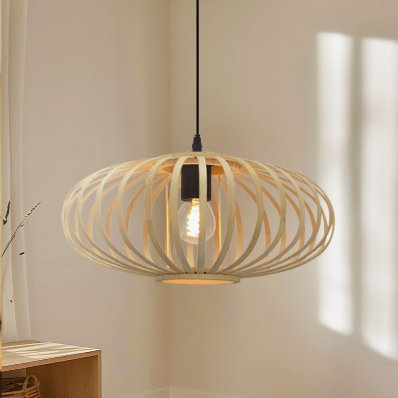 Bamboo pendant light brown, Lieve Bamboo pendant light brown, Lieve