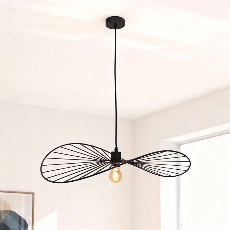 Retro pendant light black, Jolinda