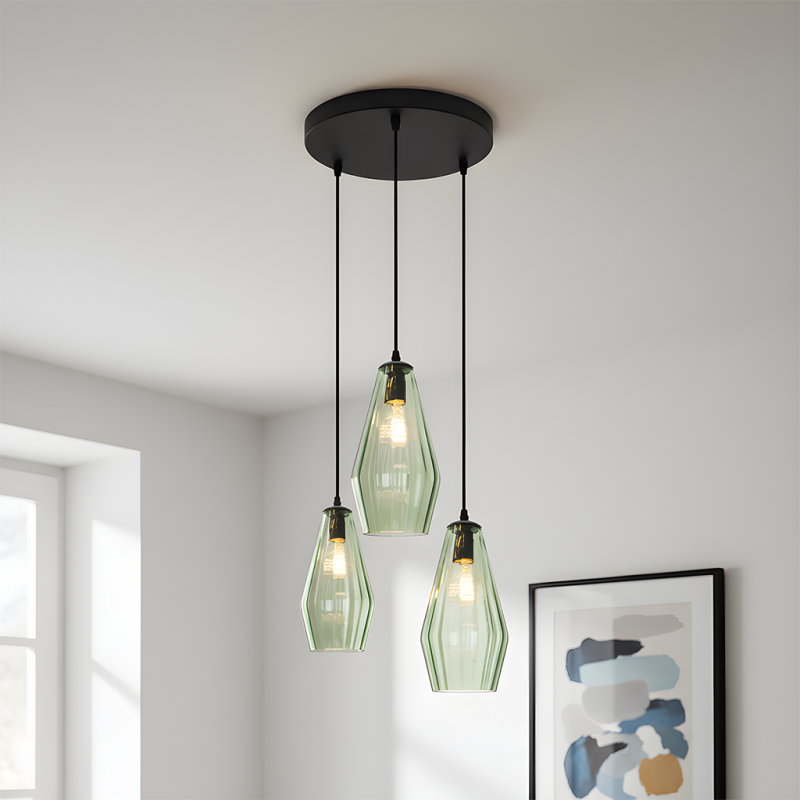 Modern pendant light green, Aimee