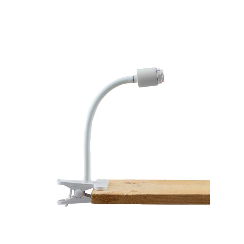 Plastic clip spotlight white, Merve, with switch