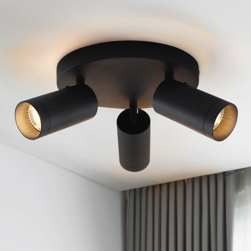 Modern ceiling spotlight black, Nadi