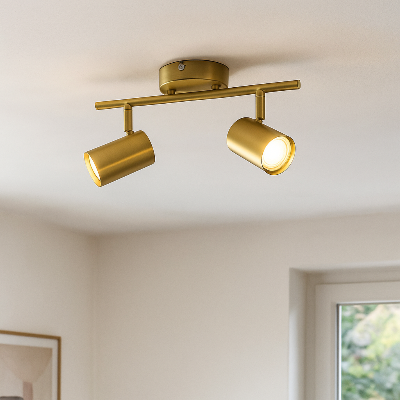 Modern ceiling spotlight brass, Elena Modern ceiling spotlight brass, Elena