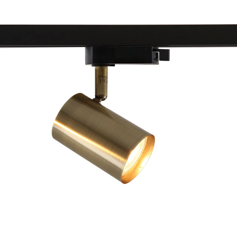 Modern 1 phase track lighting spotlight bronze, Elena