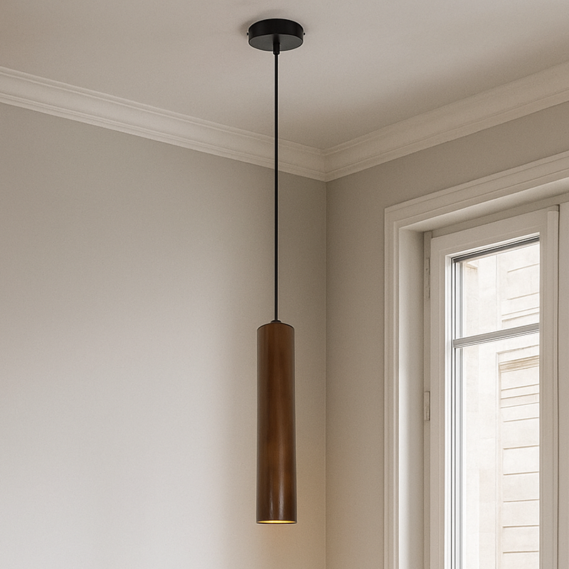 Modern pendant light wood, Nadi