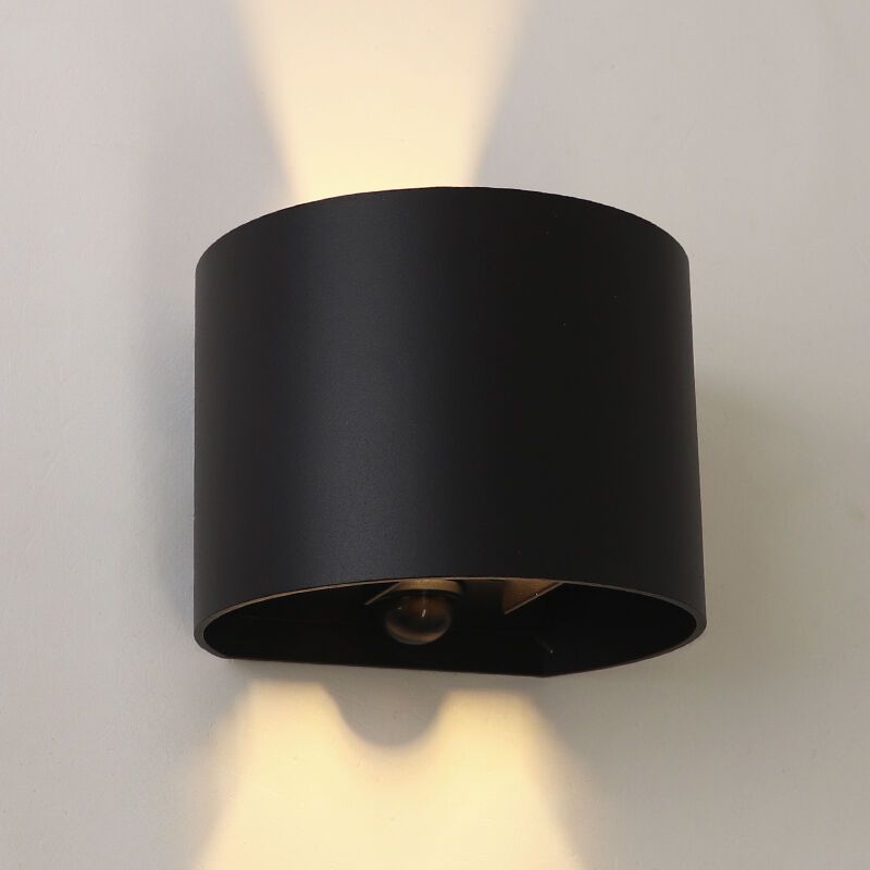 Up down wall light black, Dion, 6W, 2700K LED, IP54, motion sensor Up down wall light black, Dion, 6W, 2700K LED, IP54, motion sensor
