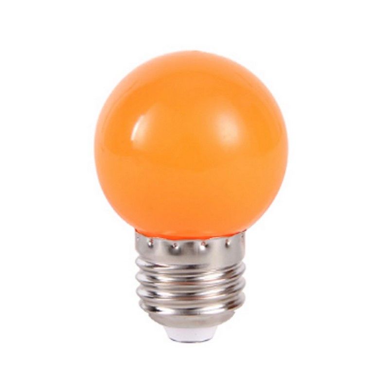 Orange LED bulb - 1 Watt