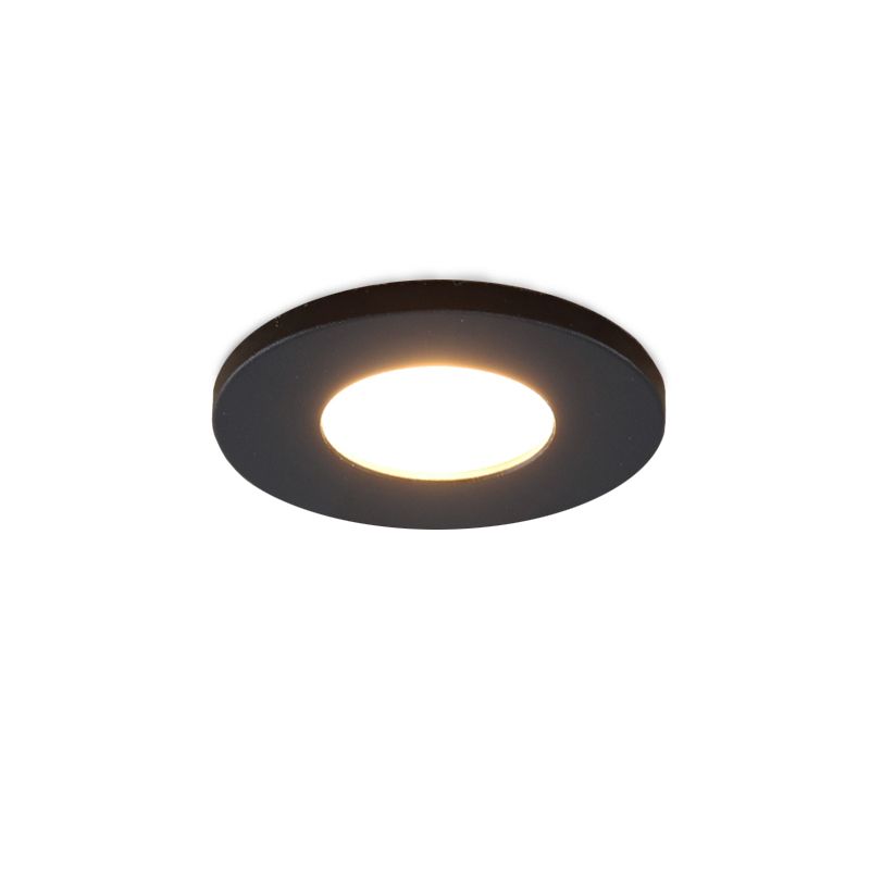 Black porch light Dico, IP65, dimmable