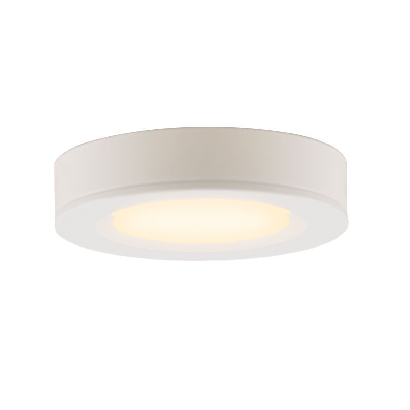 Round kitchen cabinet light, white Round kitchen cabinet light, white