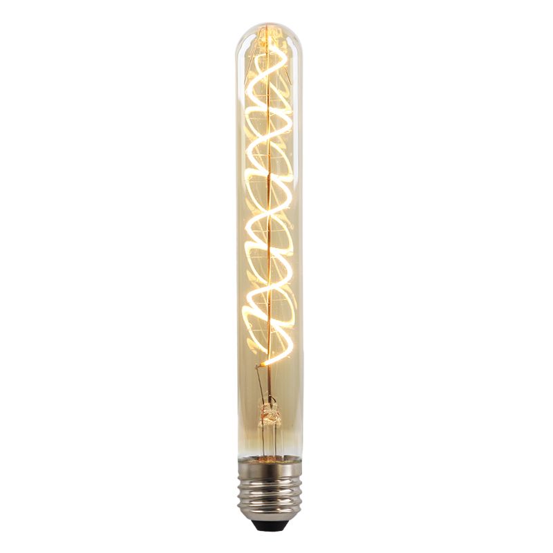 Dimmable Olucia E27 LED tubular bulb Damien, amber, 4W, 2200K Dimmable Olucia E27 LED tubular bulb Damien, amber, 4W, 2200K