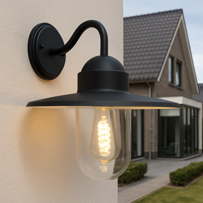 Classic outdoor light black, Maxx, IP44