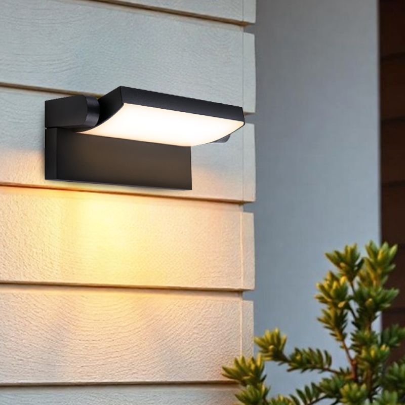 Modern outdoor light black, Alet, 12,5W, 3000K LED, IP54 Modern outdoor light black, Alet, 12,5W, 3000K LED, IP54