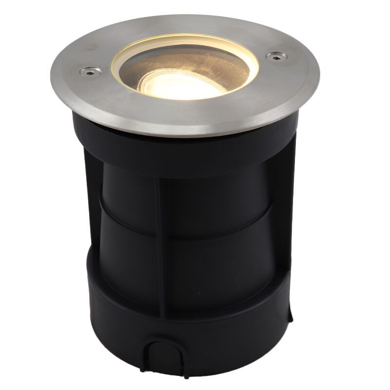 Aluminium ground light chrome, Catamarca, IP65, adjustable light beam