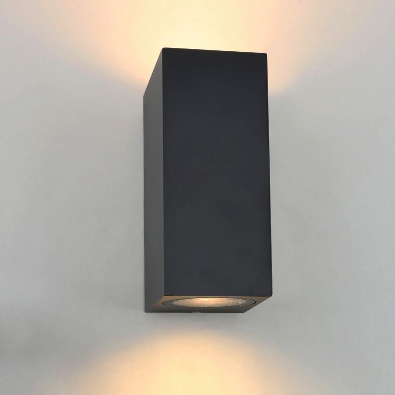 Modern outdoor light black, Corella, IP44