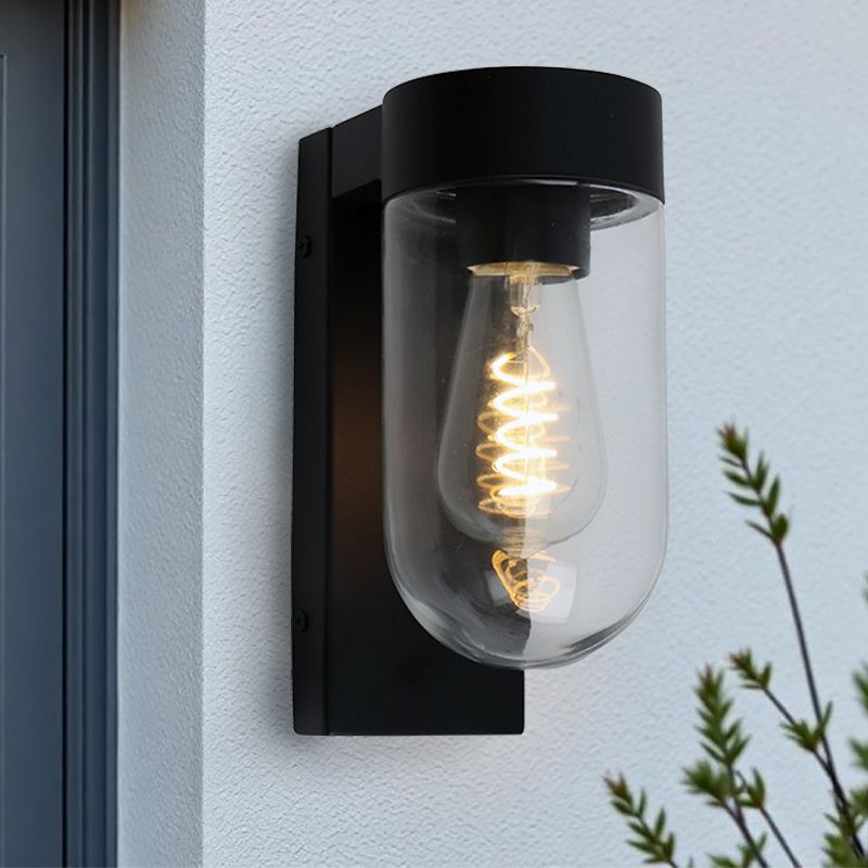 Aluminium outdoor light black, Bella, IP44