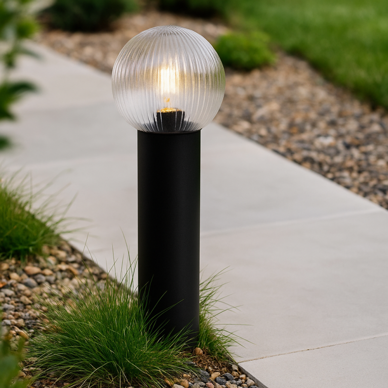 Aluminium outdoor light black, Chris, IP44
