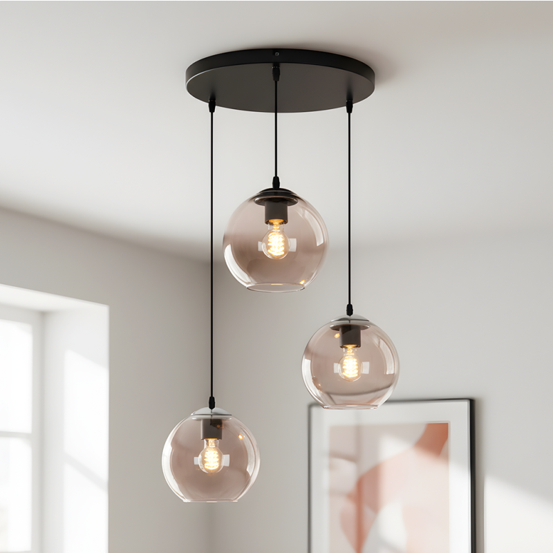 Design pendant light pink, Giada