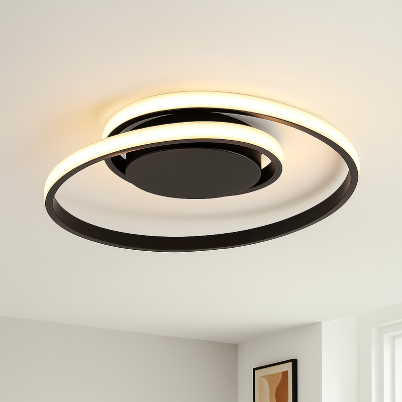 Modern ceiling light black, Levy