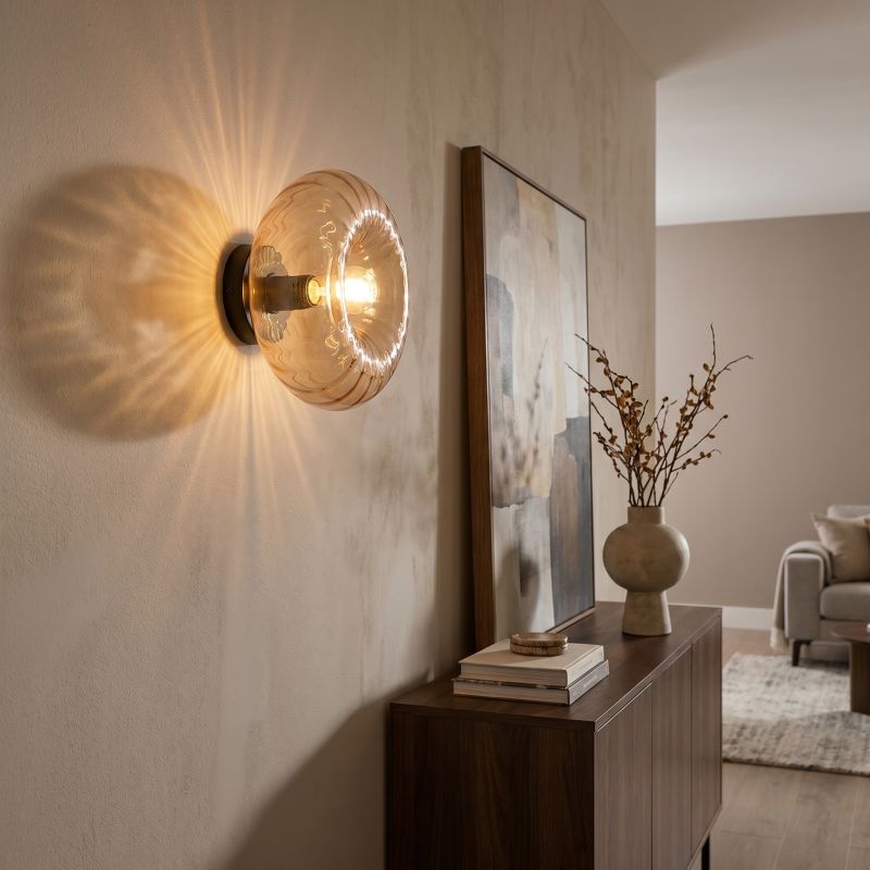 Retro wall light amber, Diane