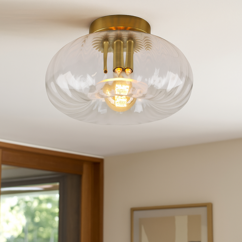 Retro ceiling light transparent, Diane