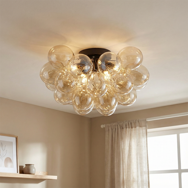 Design ceiling light amber, Cyril Design ceiling light amber, Cyril