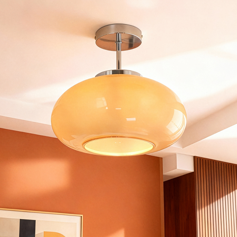 Retro ceiling light taupe, Elba Retro ceiling light taupe, Elba