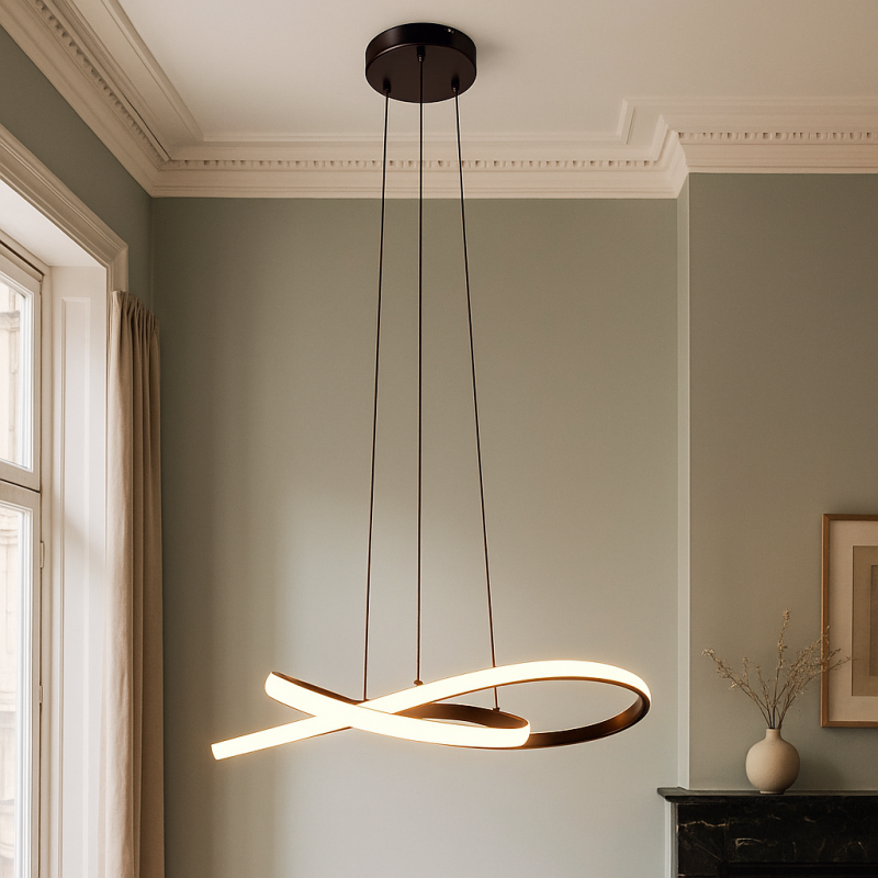 Design pendant light black, Tanya