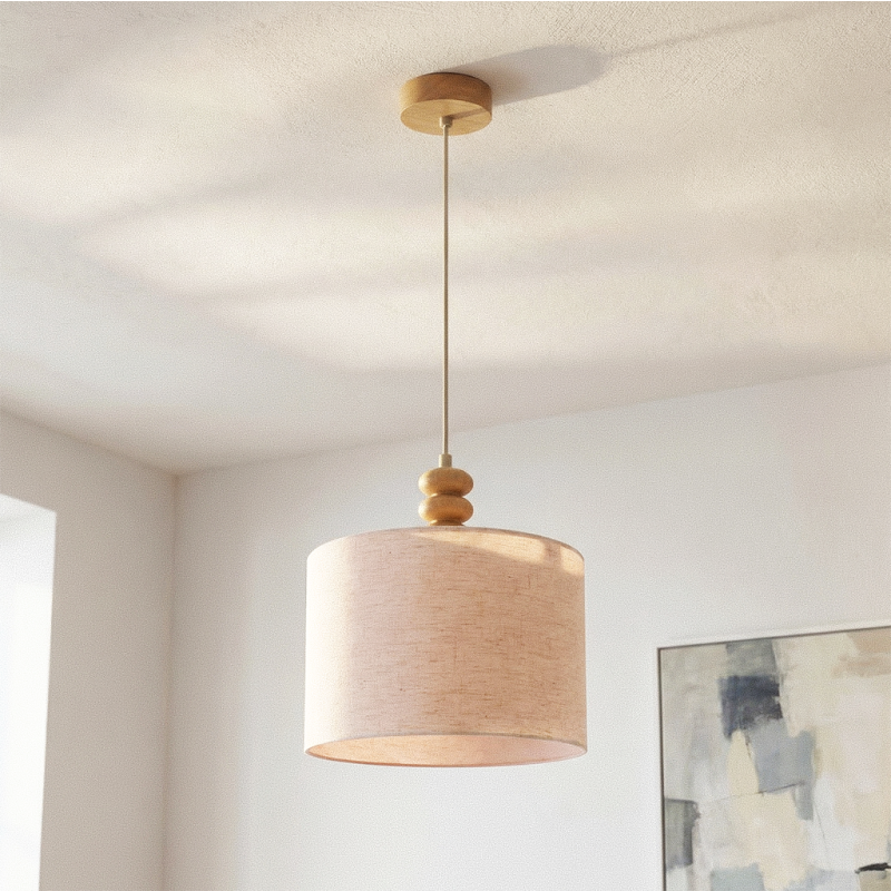 Rustic pendant light beige, Kinga