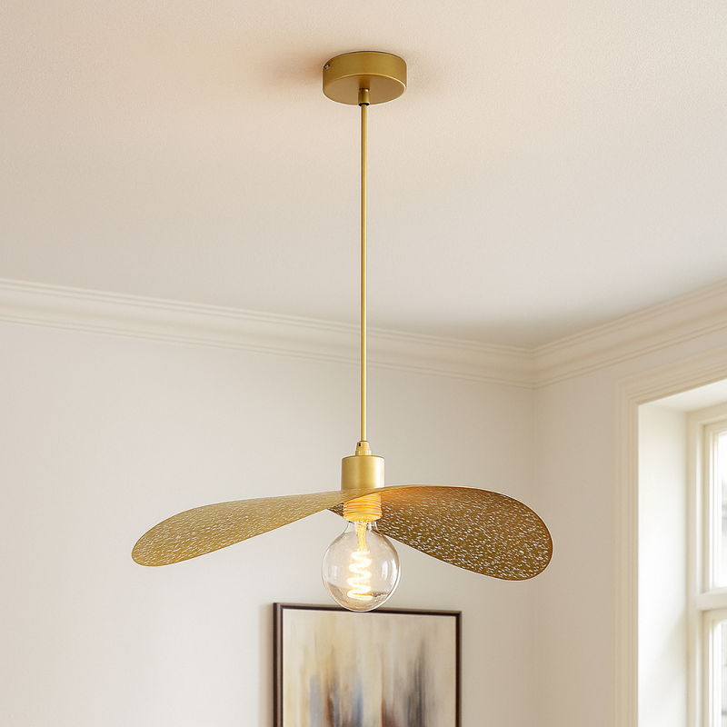 Design pendant light brass, Sienna