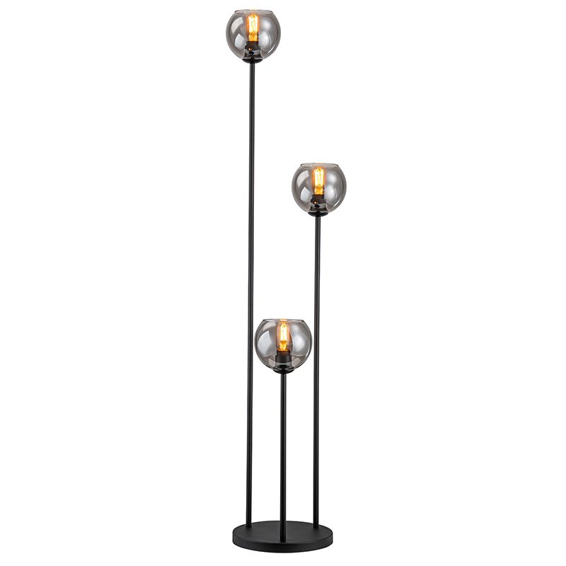 Design floor lamp grey, Giada, with switch Design floor lamp grey, Giada, with switch